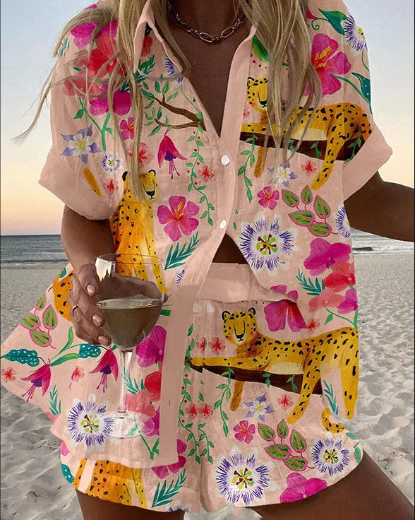 Florelia | Ensemble estival floral et sauvage dans des tons doux et vibrants