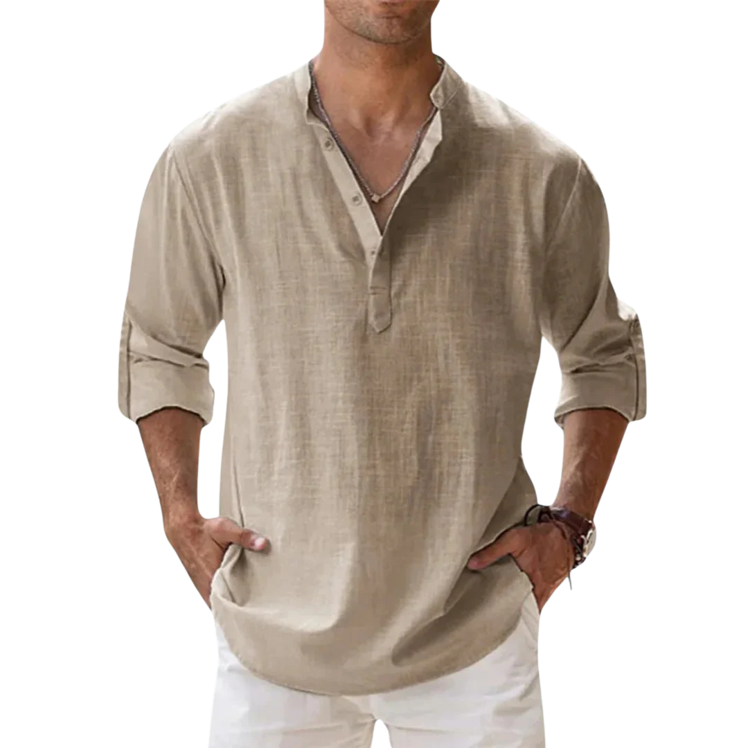 Sandro | Modern-fit shirt with natural elegance