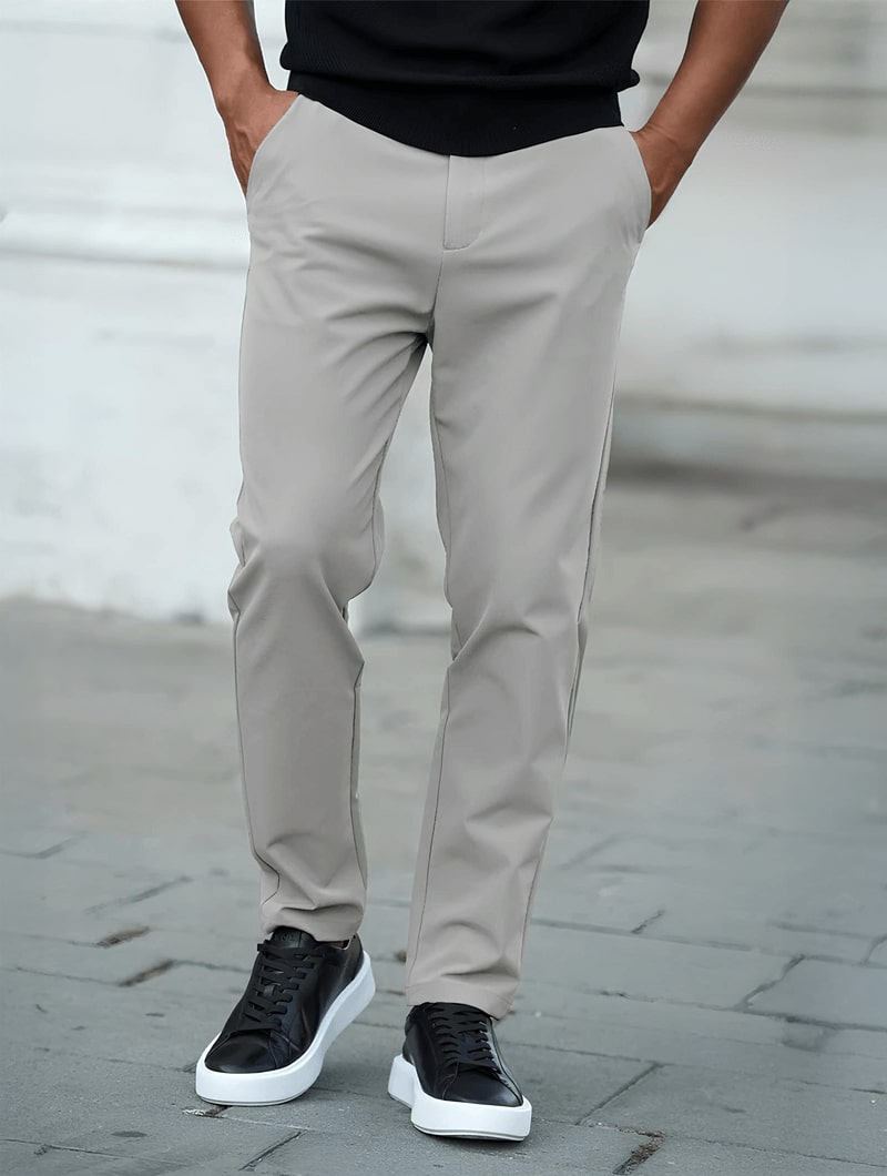 Enrico | Rocio Straight Leg Trousers Grey