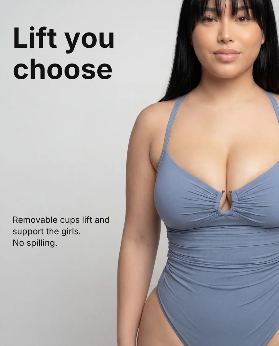 U-ring shaping swimsuit