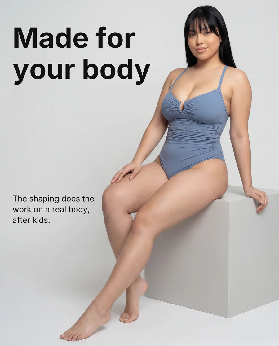 U-ring shaping swimsuit