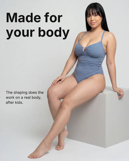 U-ring shaping swimsuit