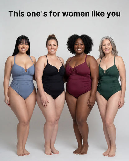 U-ring shaping swimsuit