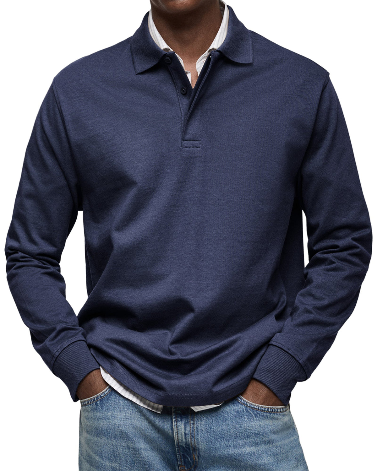 Lorenzo | Polo à manches longues luxueux