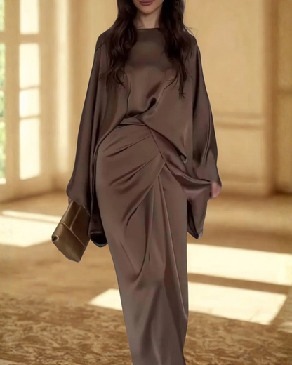 Mirella | Robe drapée élégante