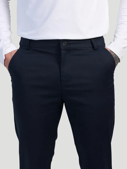 Lucas | Pantalon droit bleu foncé
