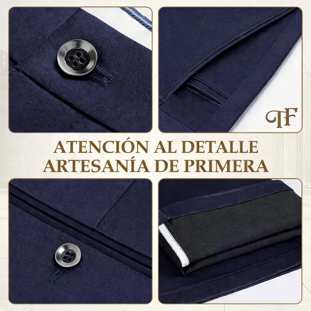 Vincenzo | Pantalon classique extensible