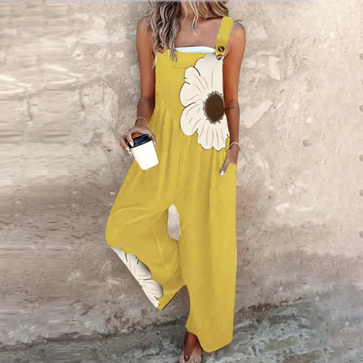 Liana | Combinaison fluide à imprimé floral