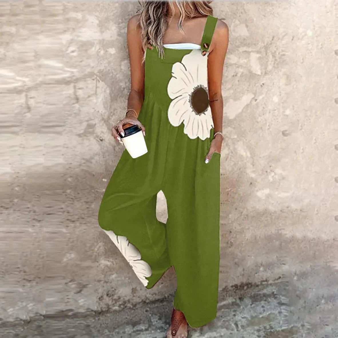 Liana | Combinaison fluide à imprimé floral