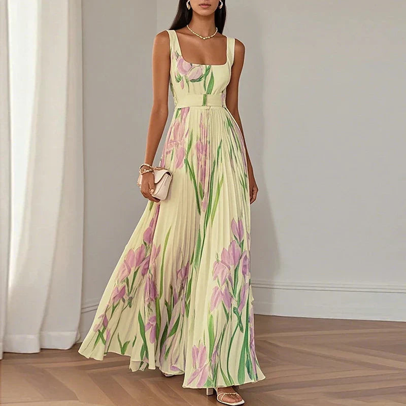 Renata | Elegant floral maxi dress