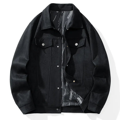 Noah | Veste Trucker en daim