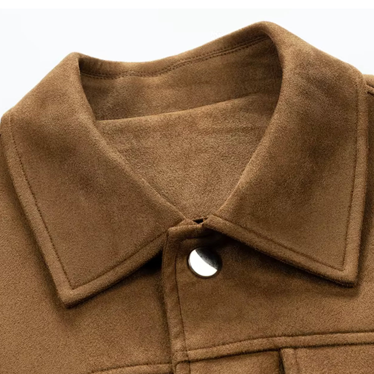 Noah | Veste Trucker en daim
