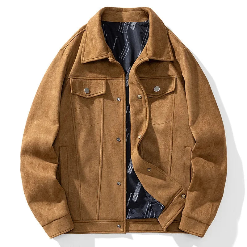 Noah | Veste Trucker en daim