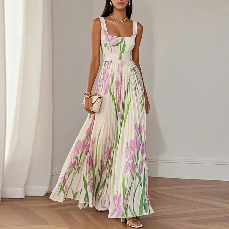Renata | Elegant floral maxi dress