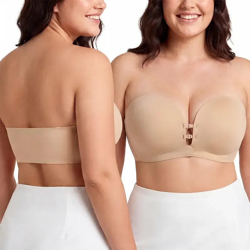 Invisible and Non-Slip Push-Up Bra