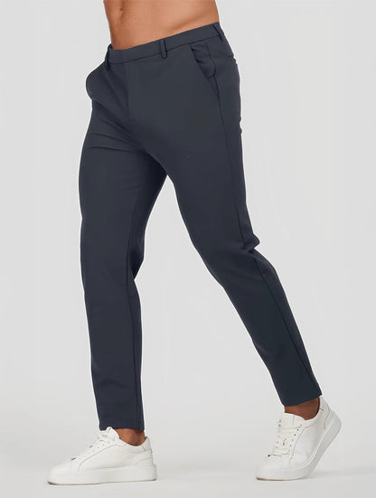 Mateo | Pantalon droit bleu marine
