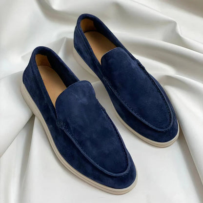 Alessio | Mocassins en daim à semelle hybride