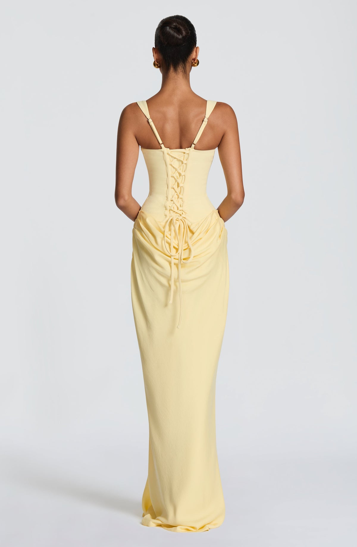 Cornelia | Robe longue couleur citron