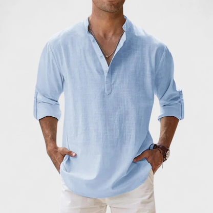Sandro | Modern-fit shirt with natural elegance