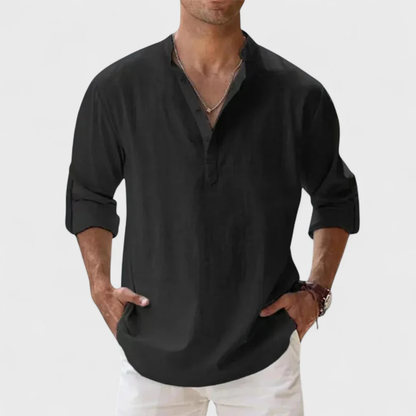 Sandro | Modern-fit shirt with natural elegance