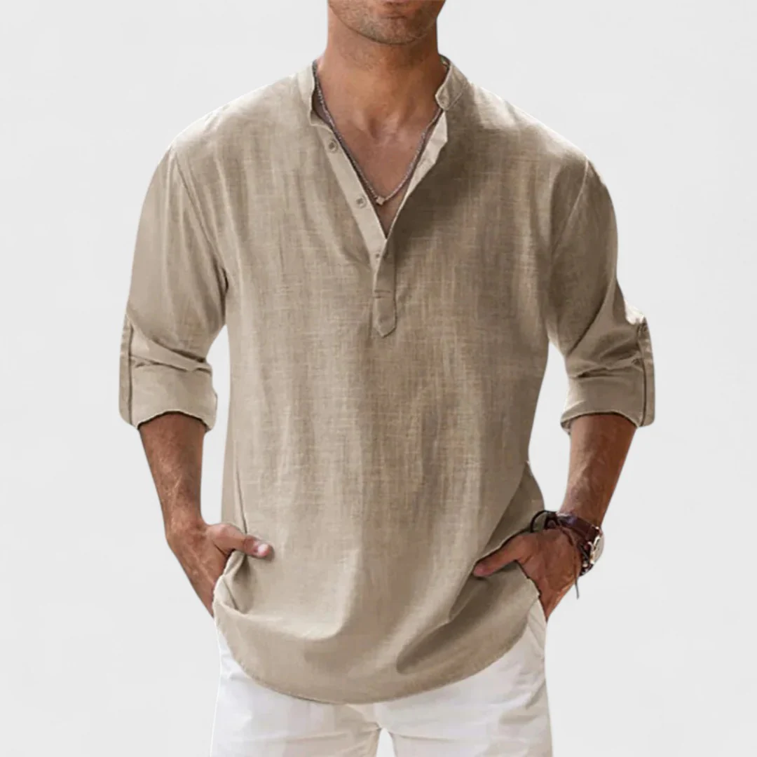 Sandro | Modern-fit shirt with natural elegance