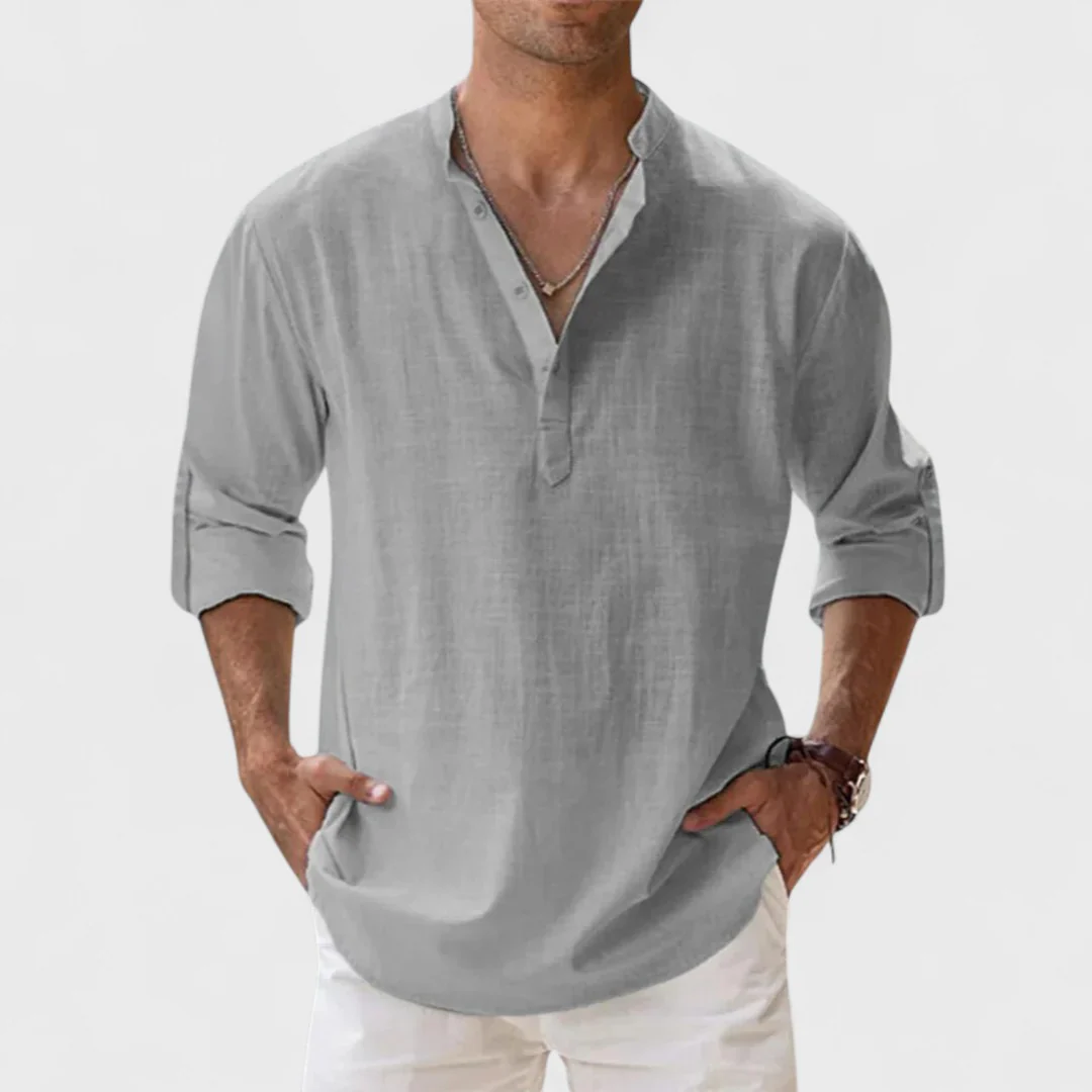 Sandro | Modern-fit shirt with natural elegance