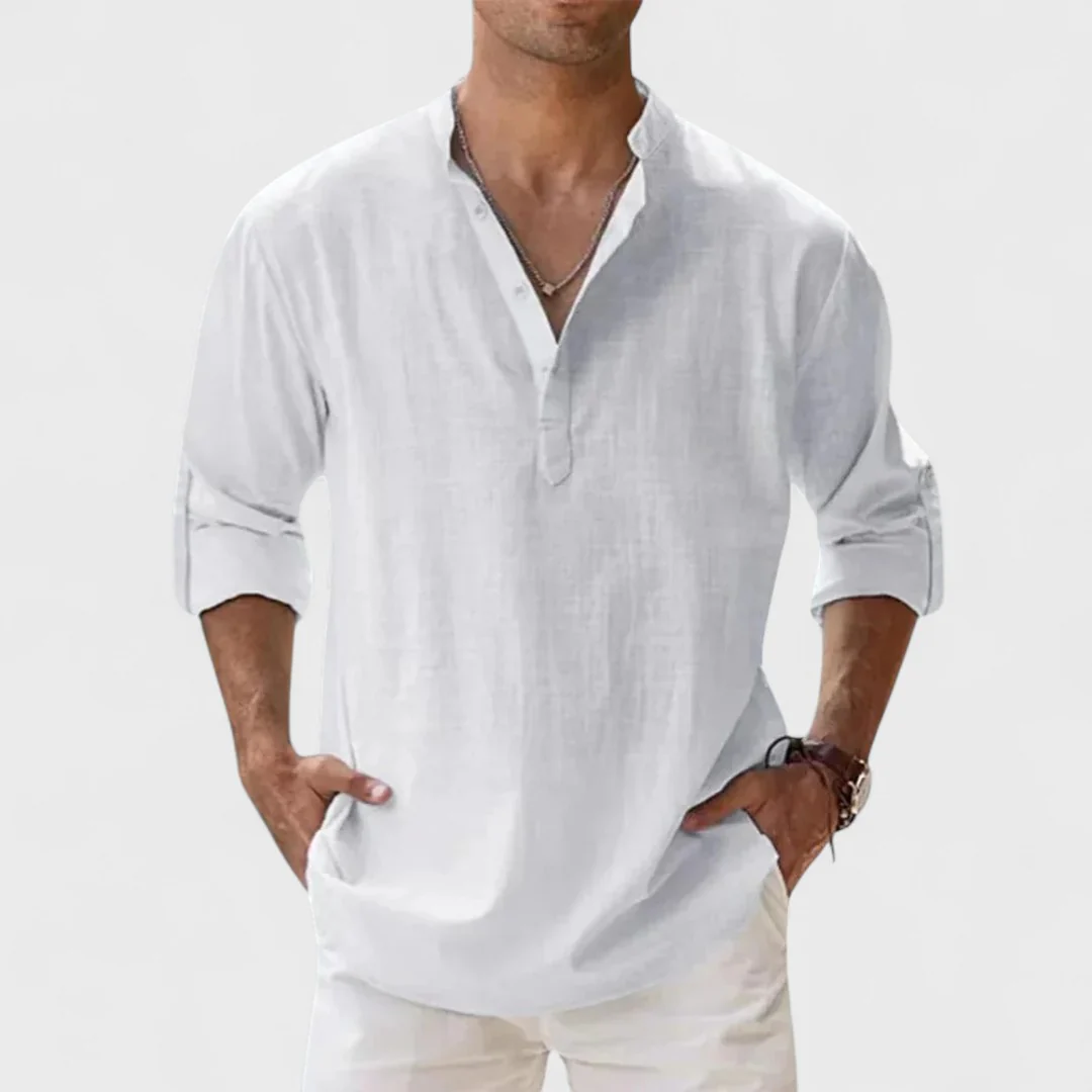 Sandro | Modern-fit shirt with natural elegance