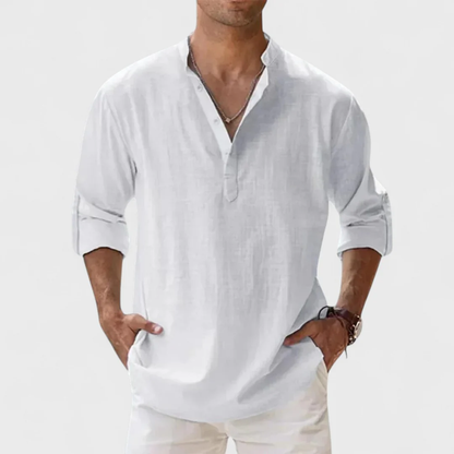 Sandro | Modern-fit shirt with natural elegance