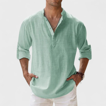 Sandro | Modern-fit shirt with natural elegance