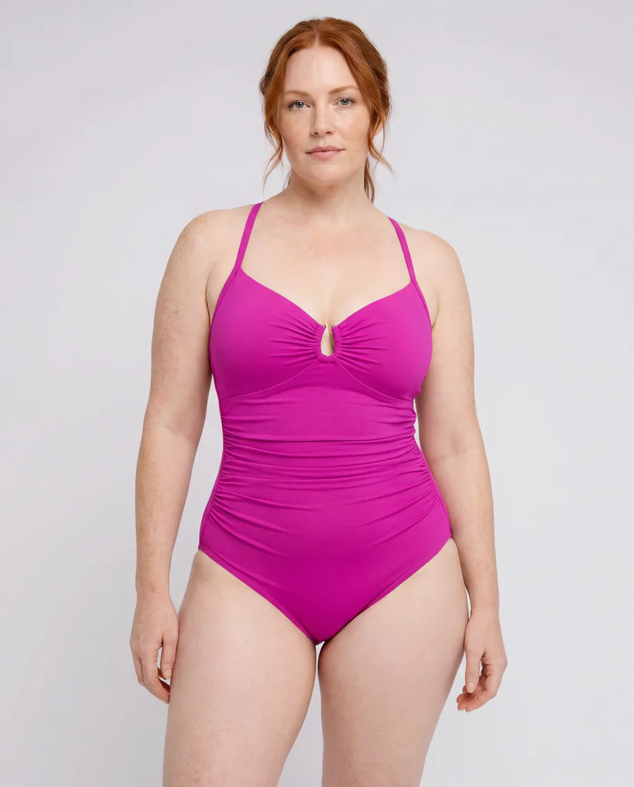 U-ring shaping swimsuit