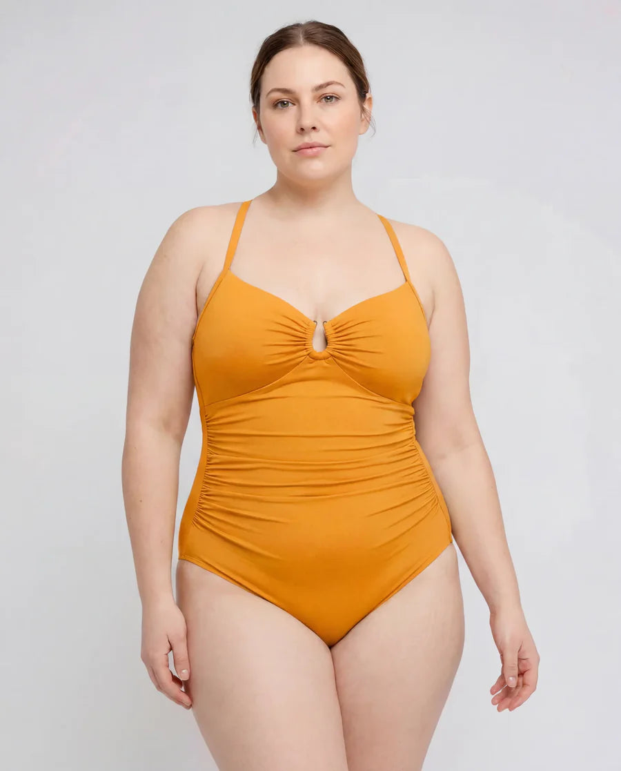 U-ring shaping swimsuit