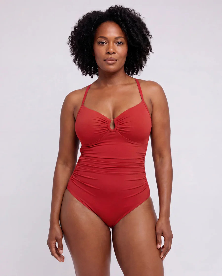 U-ring shaping swimsuit